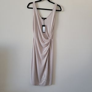 Dynamite front knot Midi Dress